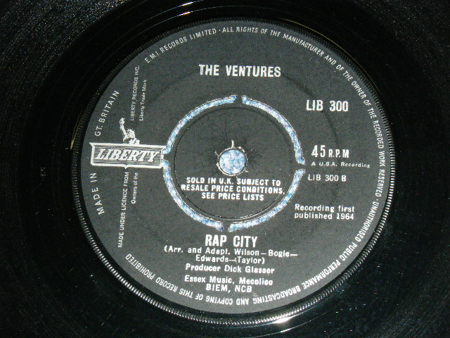 画像: THE VENTURES - SLAUGHTER ON 10TH AVENUE / 1965  UK ORIGINAL 7" SINGLE 