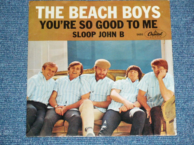 画像1: THE BEACH BOYS - SLOOP JOHN B.   ( MATRIX T4 / T2#3 : STRAIGHT CUT PS ) / 1966 US ORIGINAL 7" SINGLE With PICTURE SLEEVE 