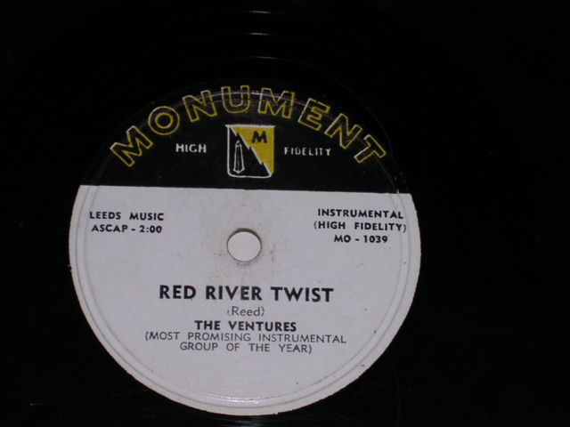 画像: THE VENTURES - RED RIVER TWIST / BULLDOG / 1960s  PHILLIPPINESORIGINAL 78rpm SP