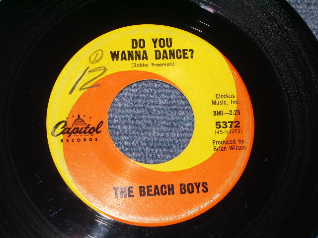 画像: THE BEACH BOYS - DO YOU WANNA DANCE?  ( STRAIGHT-CUT Cover Ex+/Ex+ ) / 1965 US ORIGINAL 7" SINGLE With PICTURE SLEEVE 