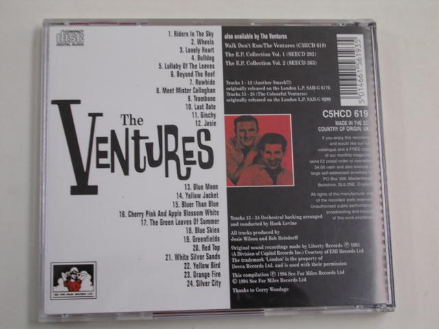 画像: THE VENTURES - ANOTHER SMASH + THE COLORFUL ( 2 in 1 )/ 1994  UK& EU  USED   CD 