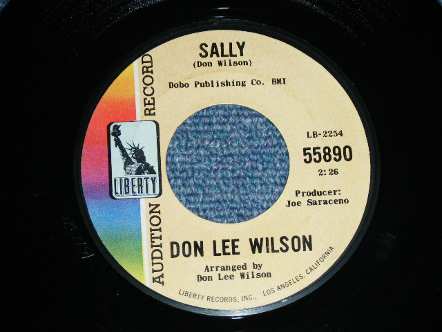 画像: DON LEE WILSON - DON'T AVOID ME ( LIGHT THIN  STYLE LOGO ) ( MINT-/MINT- )  / 1966 US ORIGINAL Audition Lbael Promo 7"SINGLE