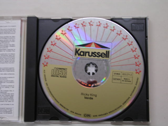 画像: RICKY KING  - VERDE / 1990s  WEST-GERMANY  USED   CD