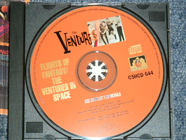 画像: THE VENTURES - FLIGHTS OF FANTASY + IN SPACE ( 2 in 1 )/ 1996  UK& EU Used CD 