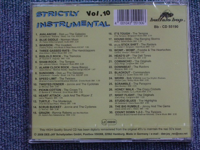 画像: VA - STRICTLY INSTRUMENTAL VOL.10 / 2008 GERMANY SEALED CD 