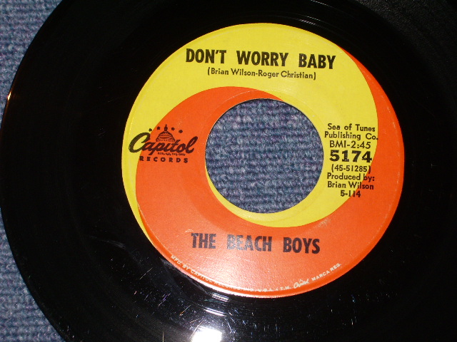 画像: THE BEACH BOYS - DON'T WORRY BABY  /  1964 US  Original Ex+/Ex  7"Single With Picture Sleeve  