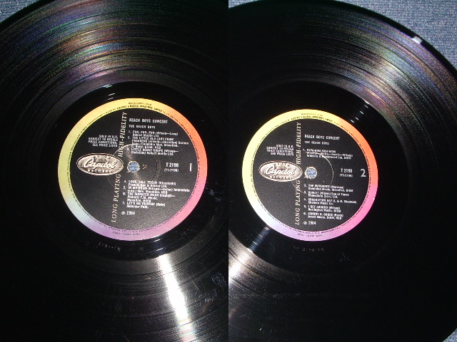 画像: The BEACH BOYS - CONCERT ( MATRIX NUMBER  T1 & 2 -2198-1N Ex++,Ex+/MINT- ) / 1964 UK ORIGINAL MONO LP