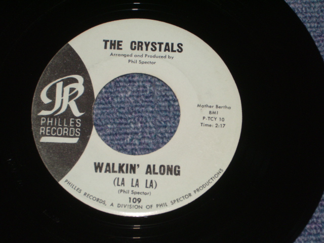 画像: THE CRYSTALS - HE 'S SURE THE BOY I LOVE ( Matrix # TCY-9フ : ANNETTE & PHIL Credit : BLUE  LABEL  Ex+++/Ex+++ ) / 1962 US ORIGINAL 7" SINGLE 