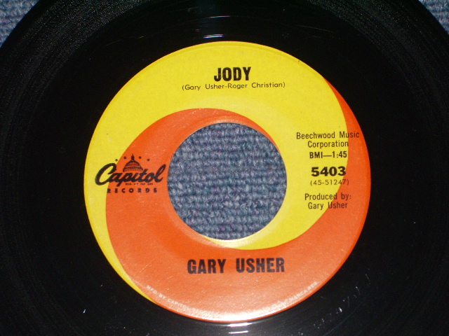 画像: GARY USHER -  A)JODY   B) IT'S A LIE  ( MINT-/MINT- )   / 1965 US ORIGINAL 7" Single 