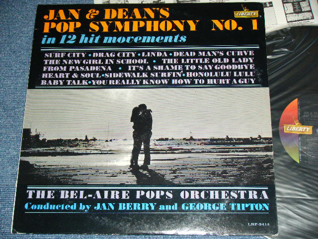 画像1: BEL-AIRE POPS ORCHESTRA ( Conducted by JAN BERRY & GEROGE TIPTON )  - JAN & DEAN'S POP SYMPHONY NO.1 ( Ex+++/MINT- )  / 1965 US ORIGINAL MONO  LP 
