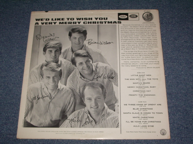 画像: The BEACH BOYS - CHRISTMAS ALBUM  ( Ex+/Ex++ )/ 1964 US ORIGINAL STEREO LP