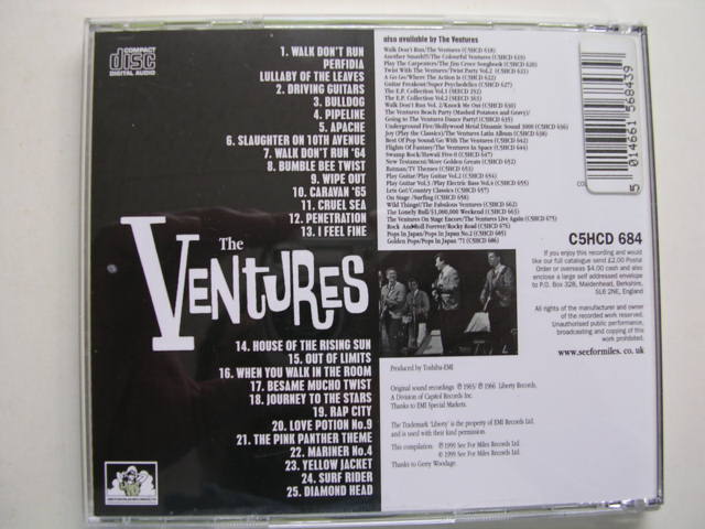 画像: THE VENTURES -  IN JAPAN + IN JAPAN VOL.2 ( 2 in 1 )/ 1999  UK& EU SEALED   CD 