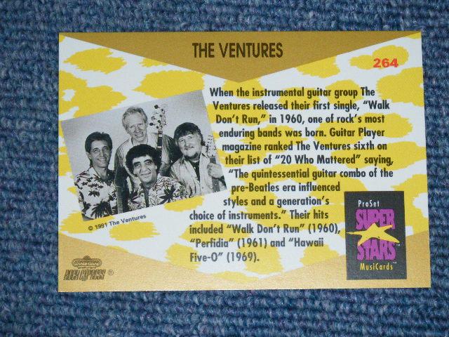 画像: THE VENTURES -  1991 SUPERSTAR MUSIC CARD 