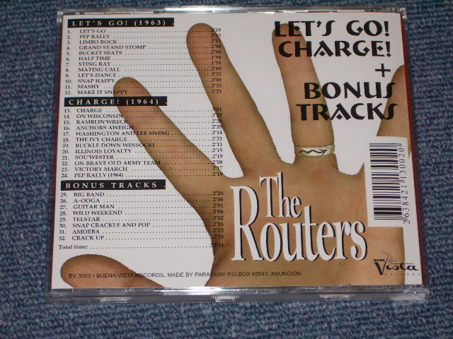 画像: THE ROUTERS - LET'S GO + CHARGE + Bonus   / 2002 PARAGUAY  BRAND NEW  CD-R 