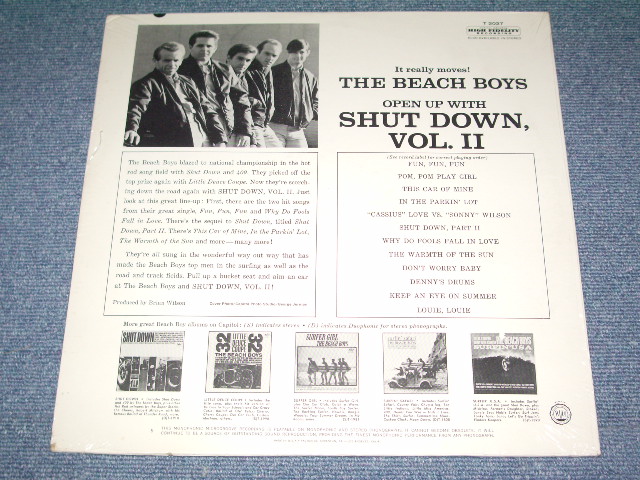 画像: The BEACH BOYS - SHUT DOWN VOLUME 2 ( SEALED ) / 1964 US ORIGINALMONO Sealed  LP