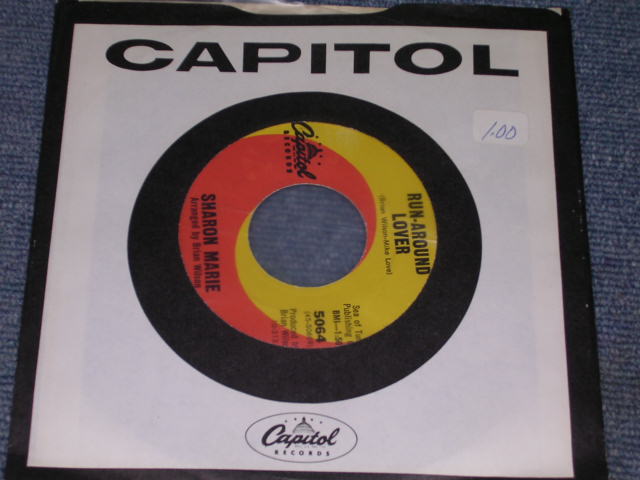 画像: SHARON MARIE With BRIAN WILSON of THE BEACH BOYS - RUN-AROUND LOVER / 1963 US ORIGINAL 7" SINGLE 