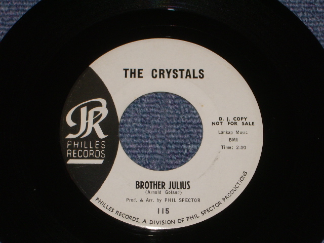 画像: THE CRYSTALS - THEN HE KISSED ME (  BLUE LABEL  Ex++/Ex++) / 1963 US ORIGINAL 7" SINGLE 