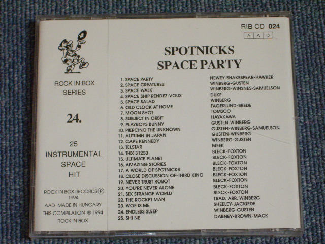 画像: THE SPOTNICKS - ROCK IN BOX SERIES 24.(NEW)  / 1994?   HUNGARY Brand New  CD 