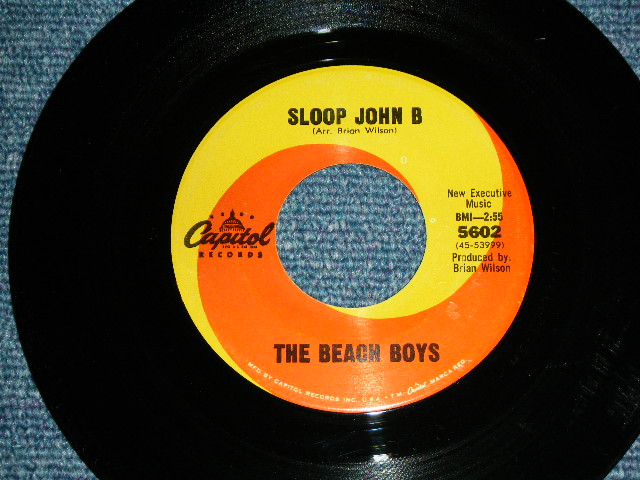 画像: THE BEACH BOYS - SLOOP JOHN B.   ( MATRIX F1 / F1 ) / 1966 US ORIGINAL 7" SINGLE