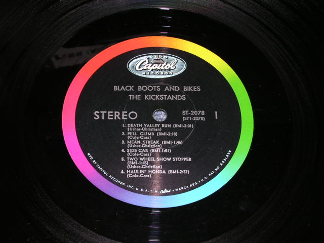 画像: THE KICKSTANDS  - BLACK BOOTS AND BIKES / 1964 US ORIGINAL Stereo MINT- LP With Bonus PICTURE 