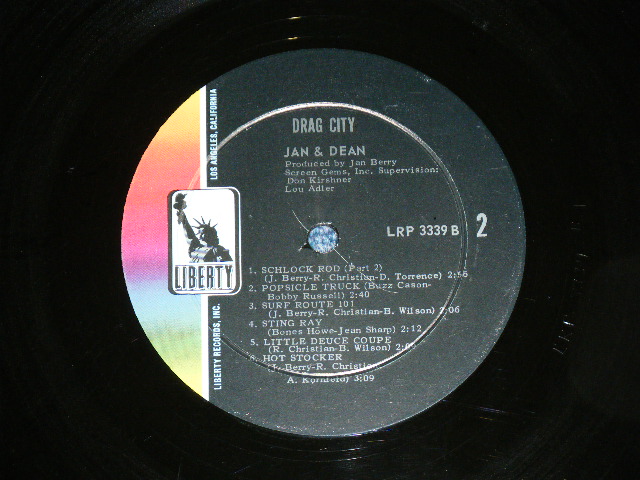 画像: JAN & DEAN - DRAG CITY ( Ex++,Ex+/Ex++ )  / 1963 US ORIGINAL Late '60'S Label  MONO LP 