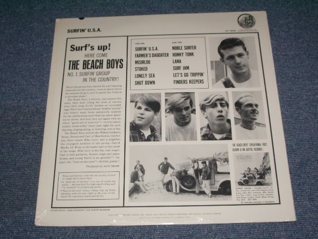 画像: The BEACH BOYS - SURFIN' USA ( SEALED ) / 1963 US ORIGINAL Sealed STEREO LP