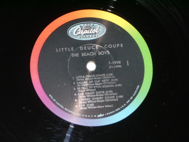 画像: The BEACH BOYS - LITTLE DEUCE COUPE(Matrix #A)T1-1998-G2 A)T2-1998-P1 #2) "Capitol Records Pressing Plant, in Scranton in Pennsylvania"( Ex-/Ex++ ) / 1963 US ORIGINAL MONO LP