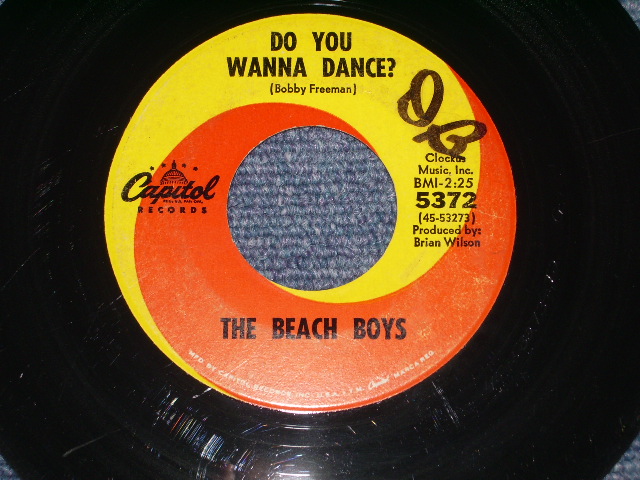 画像: THE BEACH BOYS - DO YOU WANNA DANCE?  ( STRAIGHT-CUT Cover Ex/Ex ) / 1965 US ORIGINAL 7" SINGLE With PICTURE SLEEVE 