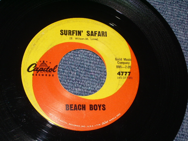 画像: THE BEACH BOYS -  SURFIN' SAFARI  (  GLOSSY PS )/ 1962 US  Original 7"Single  With PICTURE SLEEVE 