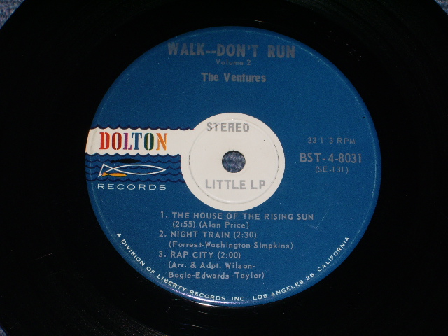 画像: THE VENTURES - WALK-DON'T RUN   VOL.2   / 1964 US ORIGINAL 7"EP + PICTURE SLEEVE 