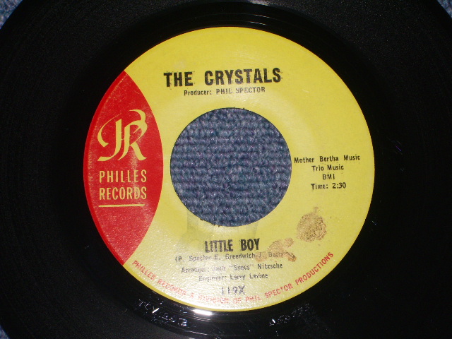 画像1: THE CRYSTALS - LITTLE BOY ( YELLOW LABEL Ex+++/Ex+++ : NEVER Have a Bassic NOISE Version ) / 1964 US ORIGINAL 7" SINGLE 
