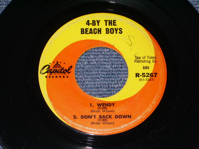 画像: THE BEACH BOYS - FOUR BY THE BEACH BOYS   / 1964 US ORIGINAL 7"33rpm EP With PICTURE SLEEVE