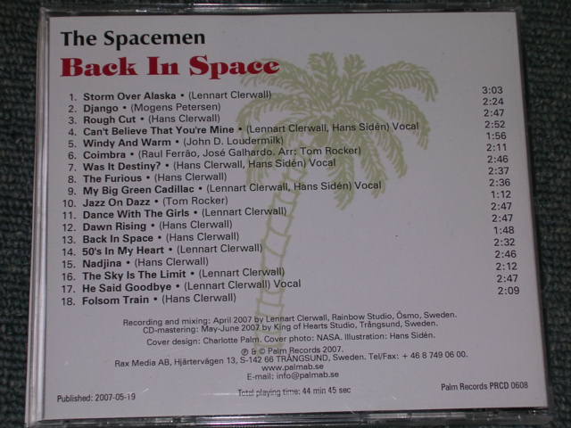 画像: THE SPACEMEN - BACK IN SPACE  / 2007 SWEDEN BRAND NEW CD 