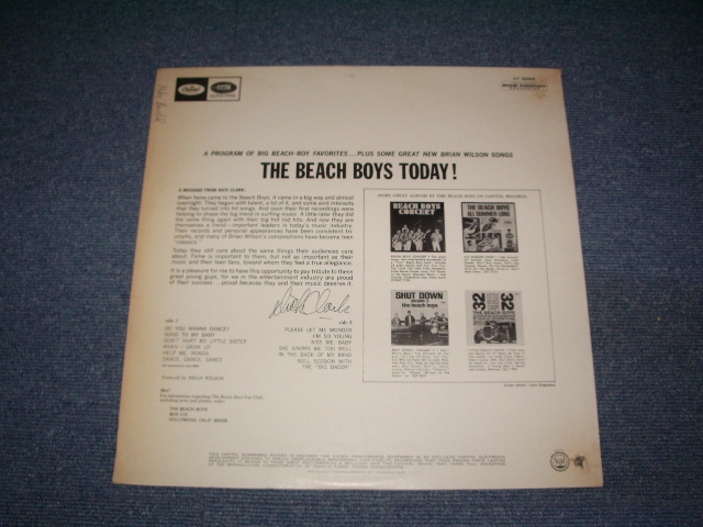 画像: The BEACH BOYS - THE BEACH BOYS TODAY  ( Ex+/ Ex++ ) / 1965 US ORIGINAL DUOPHONIC STEREO LP