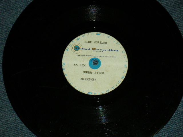 画像: MARKSMEN ( NOKIE of THE VENTURES )  - PEACE PIPE + SUNNY RIVER   / US ORIGINAL TEST PRESS : ACETATE  10" Single 