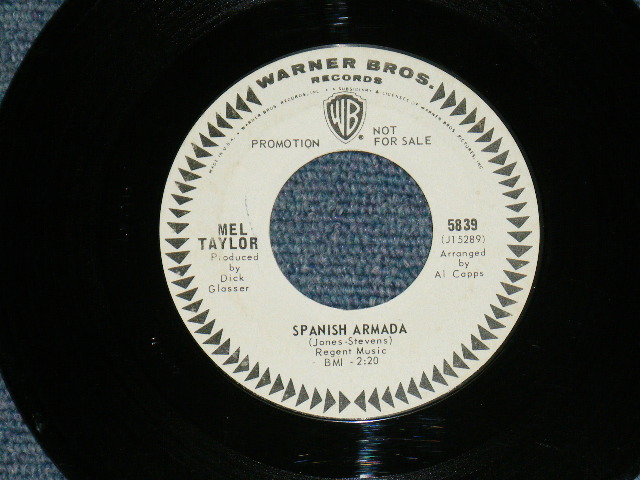 画像: MEL TAYLOR of The VENTURES - BANG BANG RHYTHM ( Ex+++/Ex+++ )   / 1965 US ORIGINAL White Label Promo 7"SINGLE