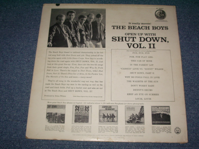 画像: The BEACH BOYS - SHUT DOWN VOLUME 2 ( VG+++/Ex+ ) / 1964 US ORIGINAL STEREO LP