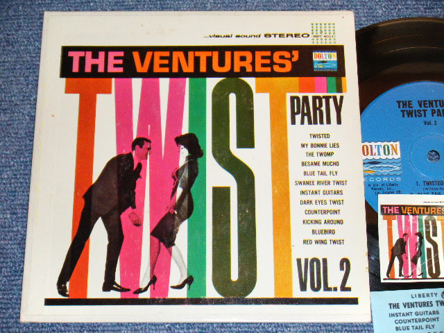 画像1: THE VENTURES - TWIST PARTY VOL.2 ( Ex++/Ex+++ : With STRIPE & MINI-LP SEAL  ) / 1962 US ORIGINAL 7"EP + PICTURE SLEEVE 