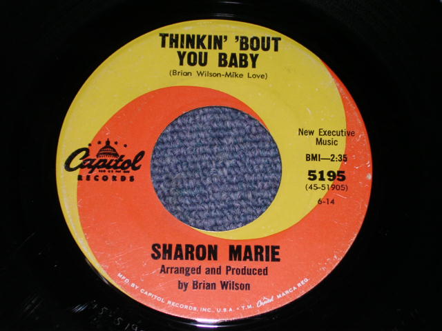 画像: SHARON MARIE With BRIAN WILSON of THE BEACH BOYS - THE STORY OF MY LIFE  / 1964 US ORIGINAL 7" SINGLE 