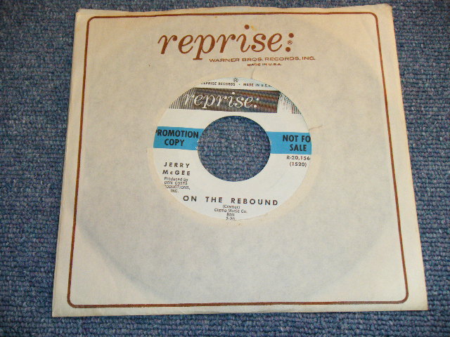 画像: JERRY McGEE ( Of THE VENTURES' LEAD GUITARIST ) -ON THE REBOUND  ( Ex+++/Ex+++  )　/ 1963 US ORIGINAL White Label Promo  7"45's Single With COMPANY SLEEVE 