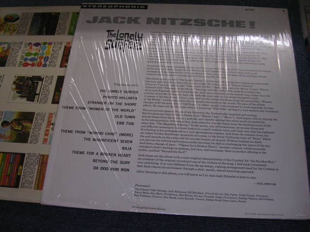 画像: JACK NITZSCHE - THE LONELY SURFER ( MINT/MINT- ) / 1963 US ORIGINAL Stereo LP