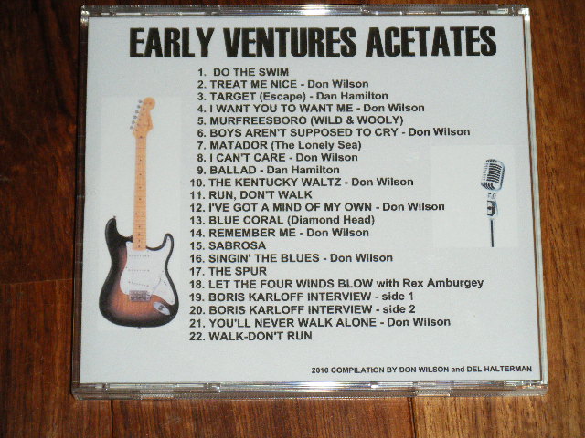 画像: THE VENTURES -  EARLY VENTURES ACETATES  / US ORIGINAL PRIVATE Press CD-R 