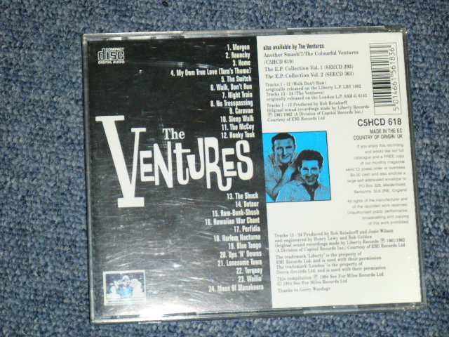 画像: THE VENTURES - WALK DON'T RUN + THE VENTURES ( 2 in 1: Ex++/MINT ) / 1994  UK& EU  USED   CD